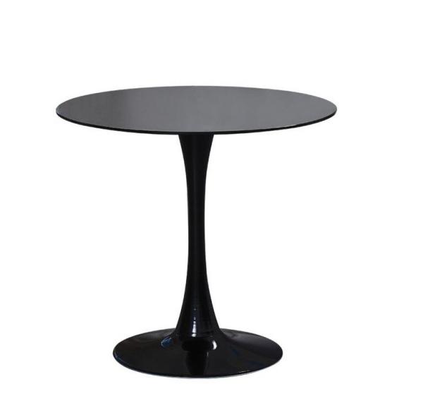 Simple creative negotiation table wooden lacquer round table Nordic coffee table household table
