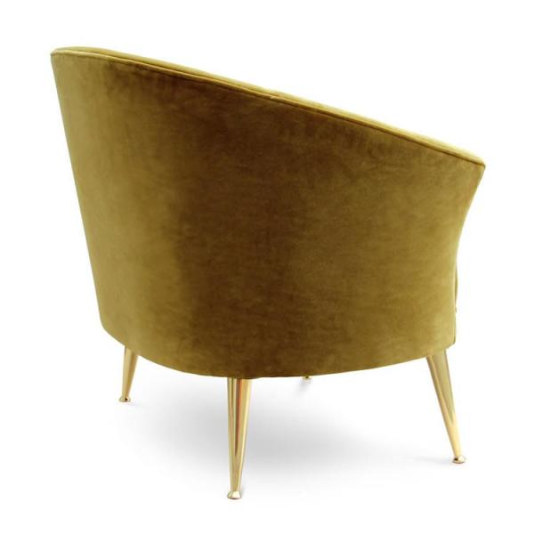 Dubai hot sale gold luxury velvet fabric stainless steel leg accent chair for wedding event rental