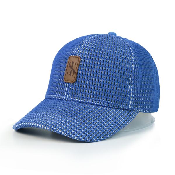 Full Mesh 6 Panel Quick Dry 58cm Fitted Baseball Cap