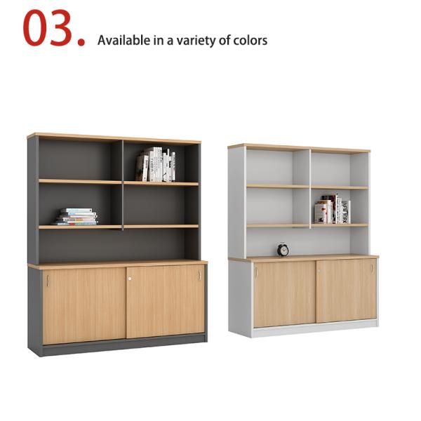 Company Office Sliding Door, Lying Cabinet, Large Storage Space, Wall Mounted, Floor StandingCabinet, Customizable File Cabinet