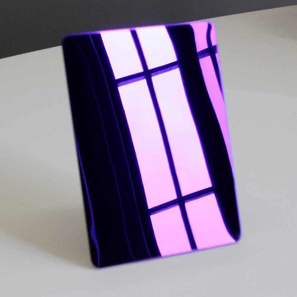 304 лист плиты нержавеющей стали 0.3mm зеркала цвета металла пурпурных декоративный стальной