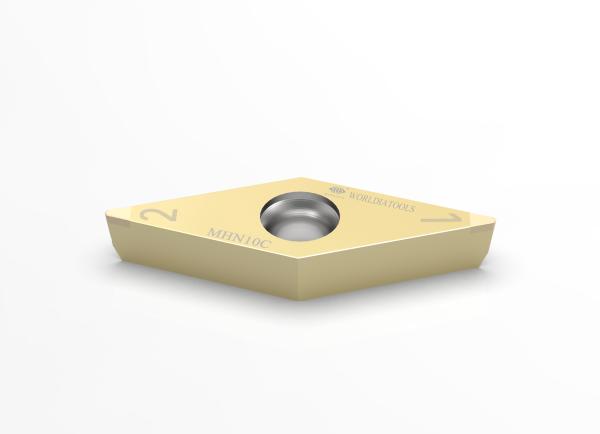 ISO RoHS Yellow CBN Carbide Cutting Insert For Hardened Steel