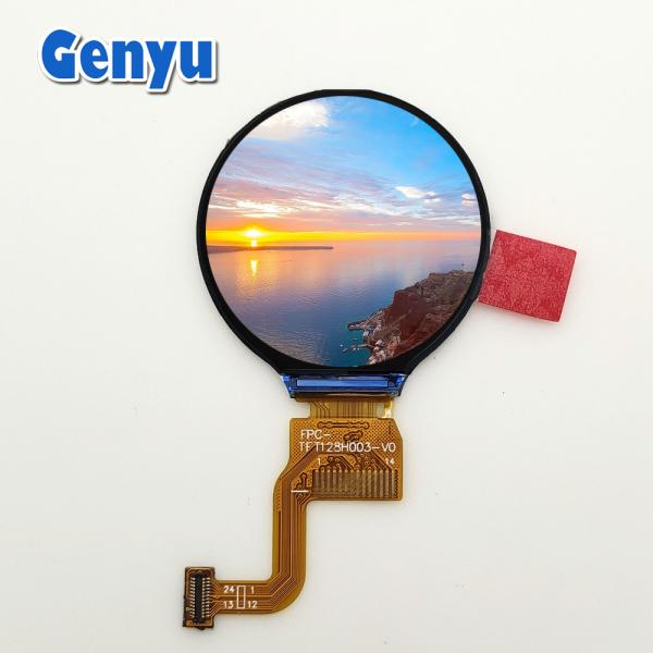 4SPI Interface 1.3 inch Tft Lcd 240X240Dots Ips Gc9A01 14Pin Zip Fpc Round Lcd Display For Smart Watches Round Display