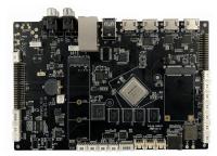 Montage de carte de circuit imprimé à virage rapide noir Prototype 8 couches IPC classe 2