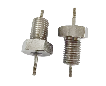 M4 Core Column Hermetic Single Seal Terminals Featuring SUH446 Stainless Steel Pin Material Providing Electrical Sealing