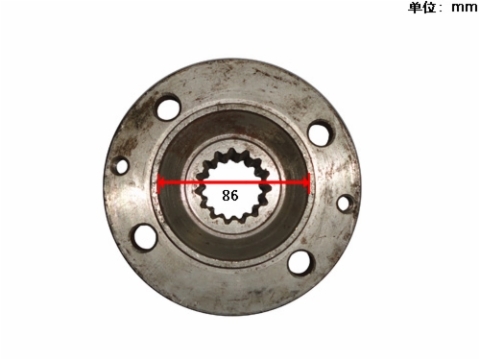 NO35 Wheel Hub Assembly Dongfeng Spare Parts 15 Holes 121mm