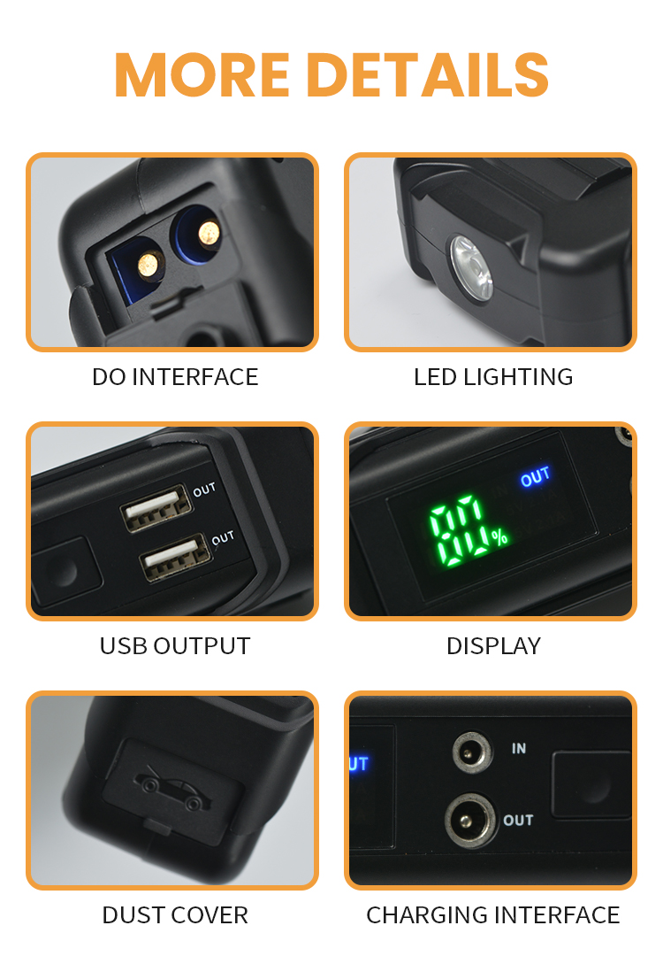 Стартер скачки LCD 12v 18000mah 800A Powerbank для мобильного телефона