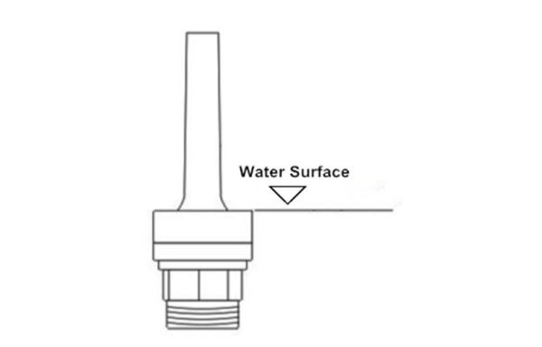 Single Shooting Pond Fountain Nozzles For Musical Fountain Straight Jetting
