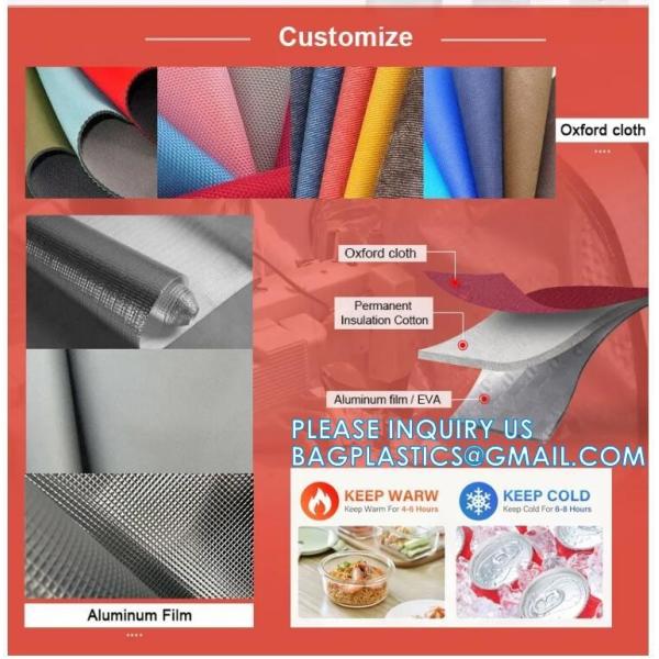 XL Insulated Food & Grocery Delivery Bag - For Catering, Restaurants, Delivery Drivers, Zipper and Handles,