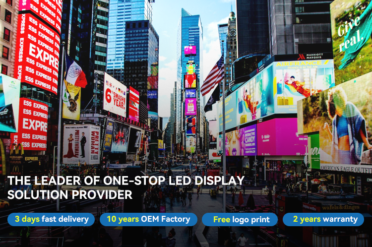 Outdoor LED Display P6 Pixel Pitch IP65 Waterproof 4500-5500cd/㎡ Brightness for Advertising and Commercial Use