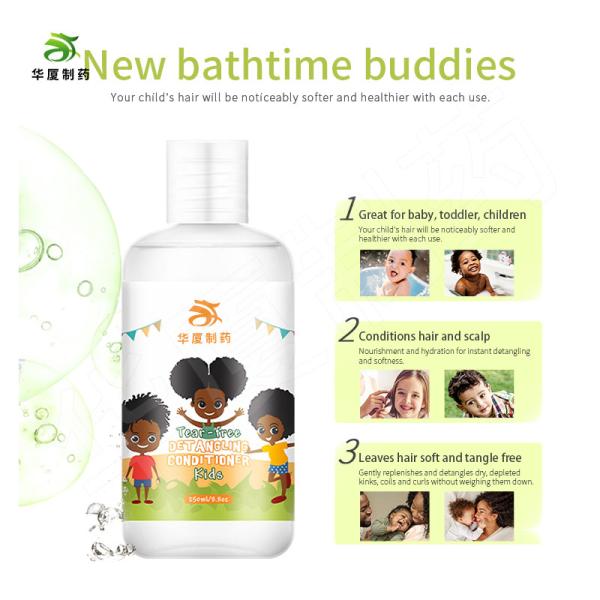 400ml Smooth Moisturize Natural Hair Shampoo Hair Care Sets For Kids