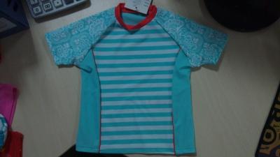 80%polyamide;20%elasthane baby's Kid Beachwear Bikini Swimwear T-Shirt three piece