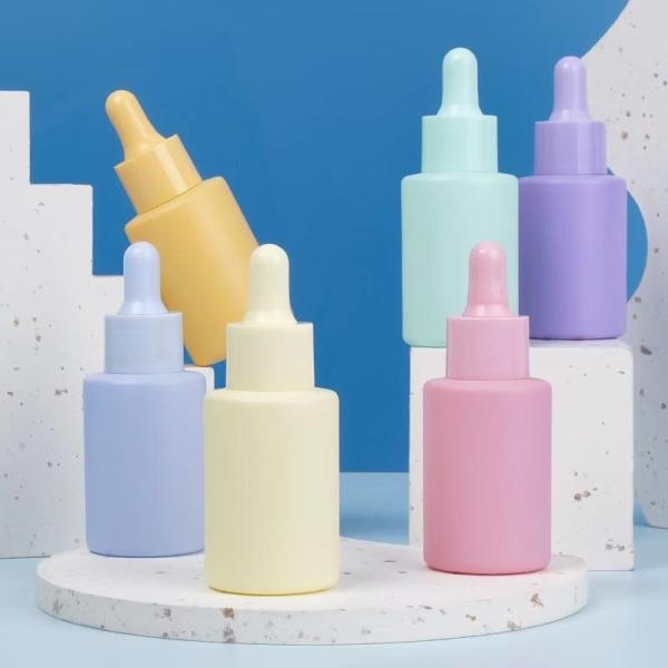 Bouteille d'huile essentielle en verre compte-gouttes 30 ml 50 ml en verre d