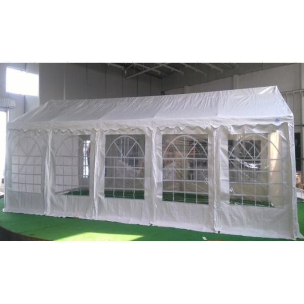 Luxury Marquee Tents 6x12 M With Strong 200gsm PE White Tarpaulin Party Tent