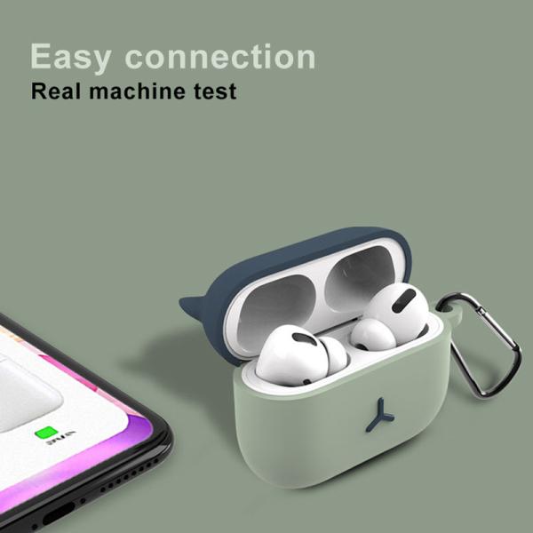 Anti tampa sem emenda Dustproof do silicone da queda para o caso de Airpods