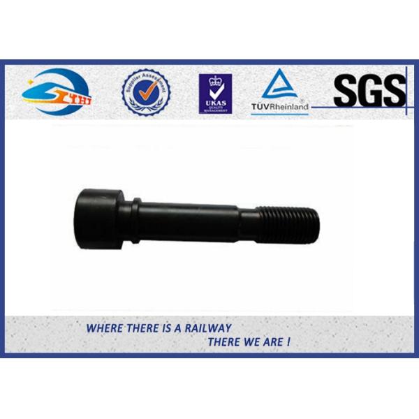 Parafuso de aço de superfície da cabeça do hexágono 45# do preto da categoria 10,9 para a estrada de ferro