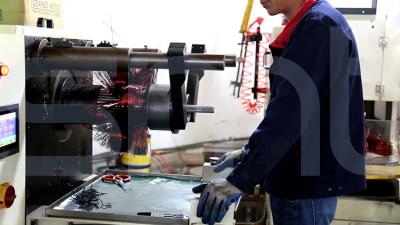 Enrolamento de bobina do estator do motor que introduz a máquina para o tipo horizontal máquina de lavar