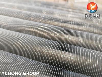 Extruded Finned Tubes Carbon Steel Tube ASTM A179 With Aluminum 1060 Fins For Condensers And Air Coolers