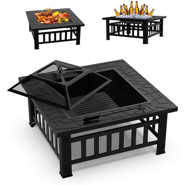 32 дюймовая кастрюля для брезировки с деревянным огней для внутренней упаковки