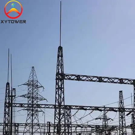 Galvanized Steel Framework Power Transformer Substation Structure