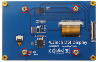 4.3 Inch 800x480 Capacitive Touch Screen Display With IPS TFT Technology