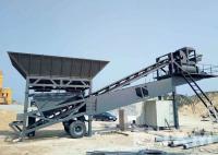planta de tratamento por lotes concreta móvel de gerencio do raio 50m3/H de 15mm