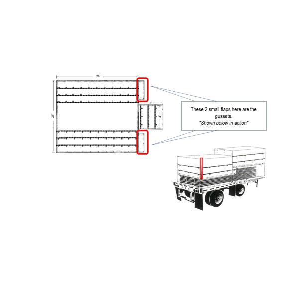 Легкий 3-х рядов D-кольца древесина брезент грузовик покрытие ПВХ винил 10'для плоских прицепов