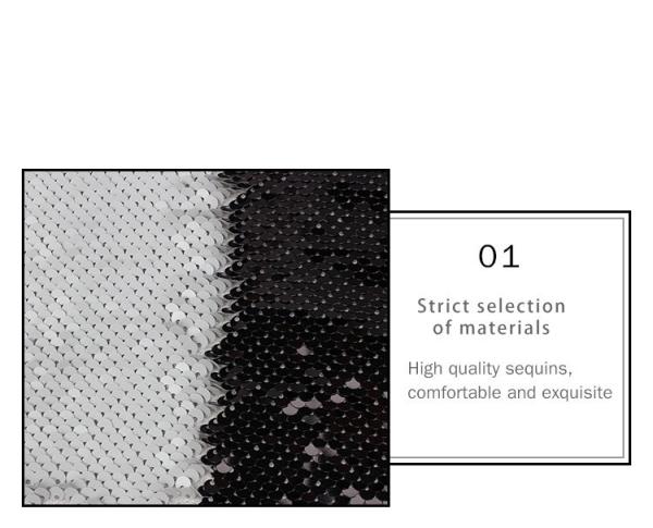 Customizable DIY Sublimation Blanks Magic Reversible Sequin Tote Bag 40*34cm