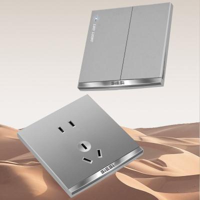 16A V9 Wall Switch Socket , LKI Automatic Transfer Switching Push Button For Office Commercial