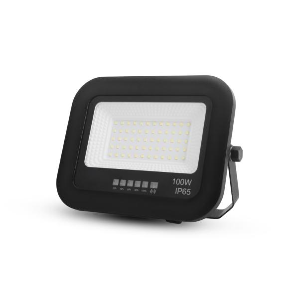 High Lumen Outdoor Solar Yard Light Ip65 Control Aluminum  Solar Led Flood Light