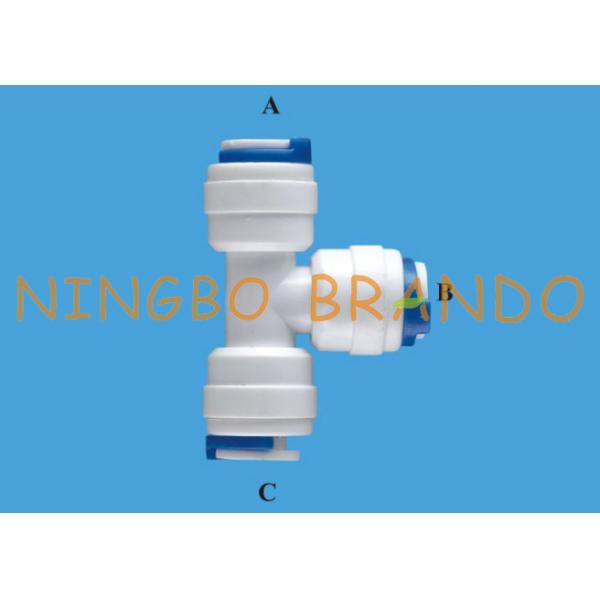 1/4 нажим трубы тройника соединения POM в к быстром соединяет штуцеры RO