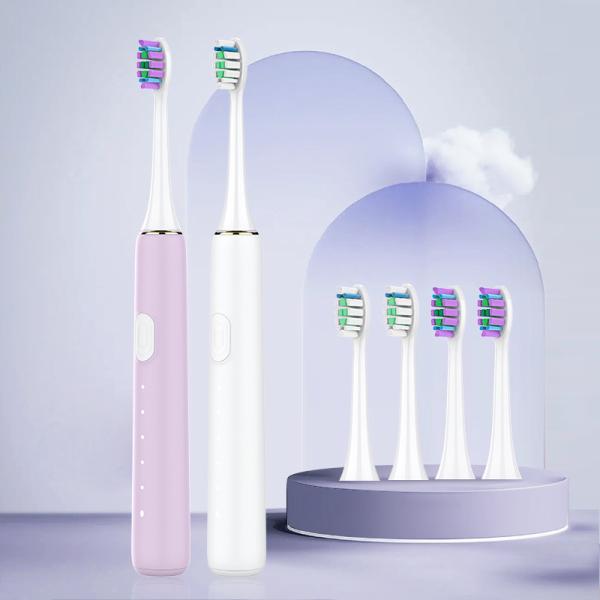 BS63 simple Ipx7 Waterproof Travel Smart Cleaning Rechargeable Sonic Electric Toothbrush