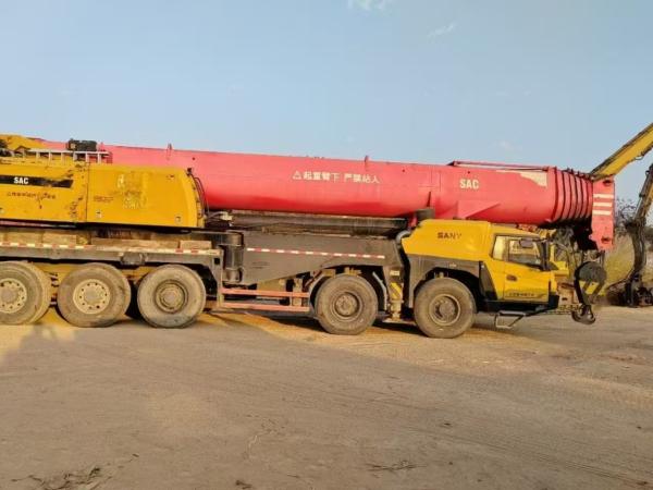 Used SA NY SAC2200C7 220ton Small Truck Crane , Truck Mounted Mobile Crane In Excellent For Sale