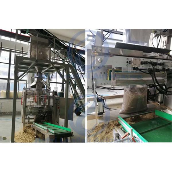 Building Sand Vertical Form Fill Seal Machine , Vertical Packing Sealing Machine