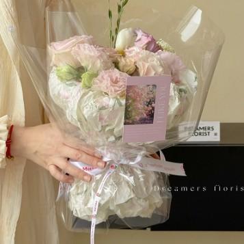 57*57cm Specialty Paper Graceful and Colorful Sydney Floral Packaging Paper Floral Flower