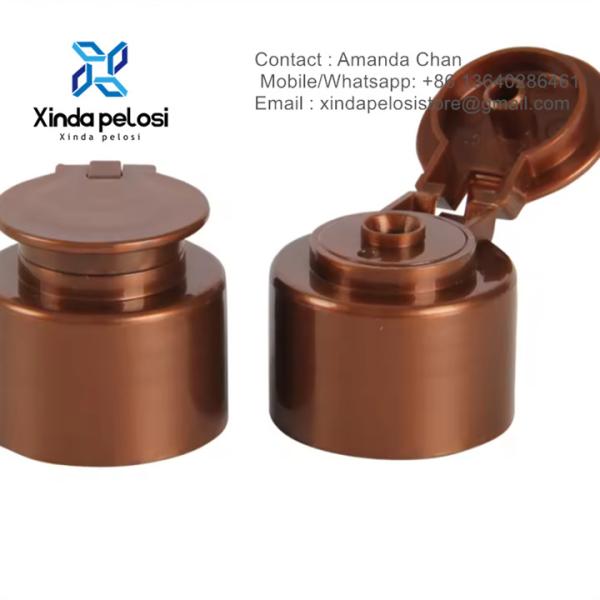 Лучшая цена По заказам винтовая крышка пластиковая крышка косметическая пластиковая крышка Flip Top On Sale