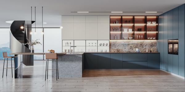 Custom Design Manufacturing European Style Living Room Furniture Kitchen Cabinet
