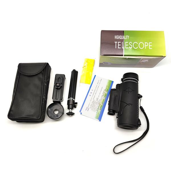 12X50 Cell Phone Monocular Laser Bak4 For Hunting And Hiking