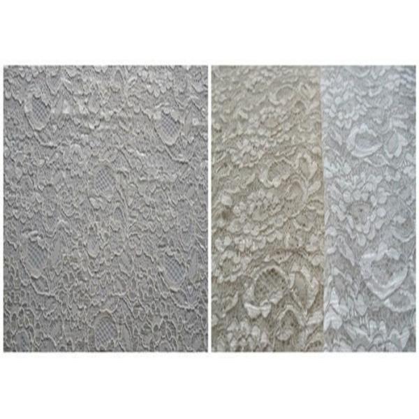 Nylon Rayon Viscose Corded Lace Fabric Jacquard Shrink-Resistant CY-LW0733