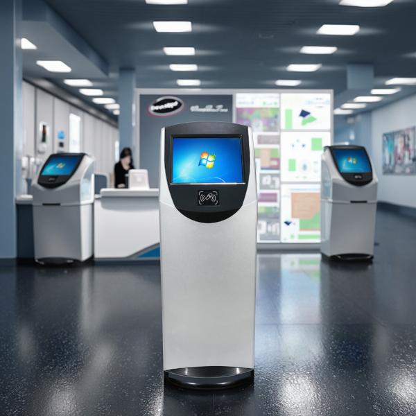 21.5/19 Inch Metal Touch Screen Dispenser Windows OS Self-Service Queue Ticket Management Service Equipment for Pharmacy Bank
