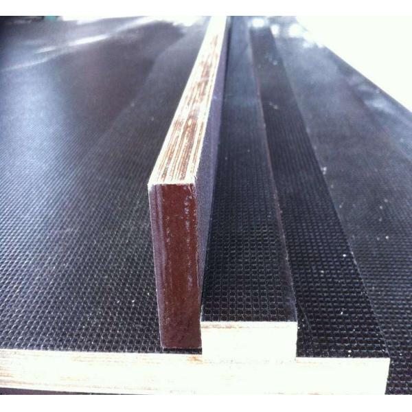 12mm Thick Anti - Slip Phenolic Faced Plywood With Double Time Hot Press