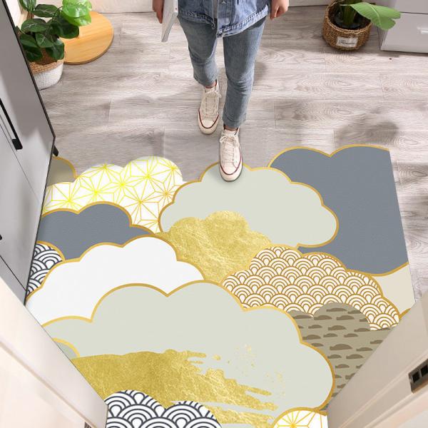 PVC Entry Door Mat Non Washable Door Floor Carpet Rug