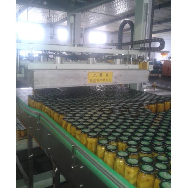 Full Can Automatic Palletizer Machine , Container Palletizing Systems ISO Marked