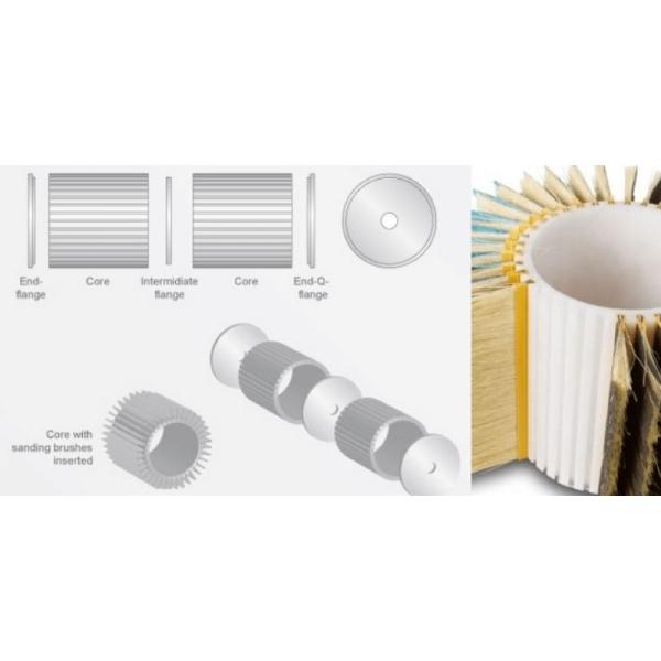 Industrial Brush Sanding Wheel Sand Paper Brush For Woodworking Grinding