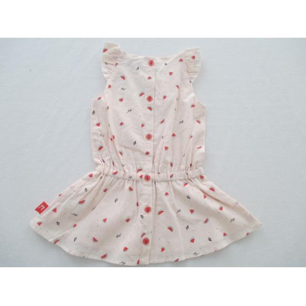 Girl Woven Cotton Voile Dress Whole Lining Peter Pan Collar