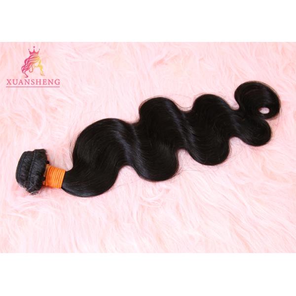 Virgin Human Body Wave Bundles 10A Grade Natural Colour None Chemical