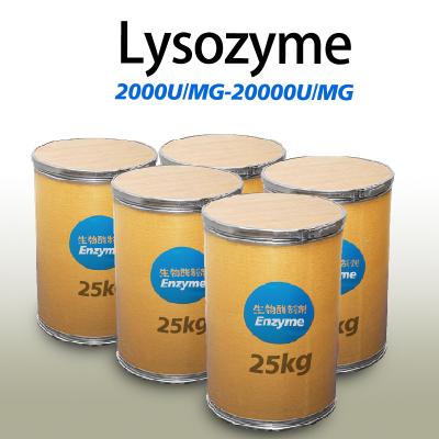 Technologie d' hydrolyse enzymatique des aliments pour animaux Lysozyme dans le fromage Pour la conservation des aliments, la médecine