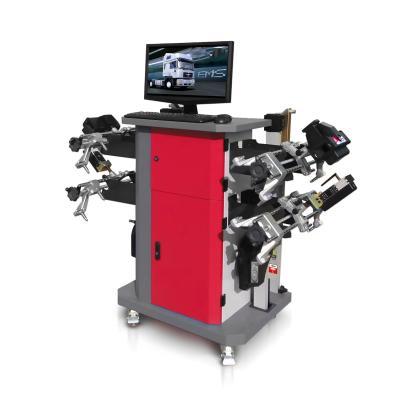 Red CCD Wheel Alignment Balancing 0.01 Accuracy Car Wheel Aligner