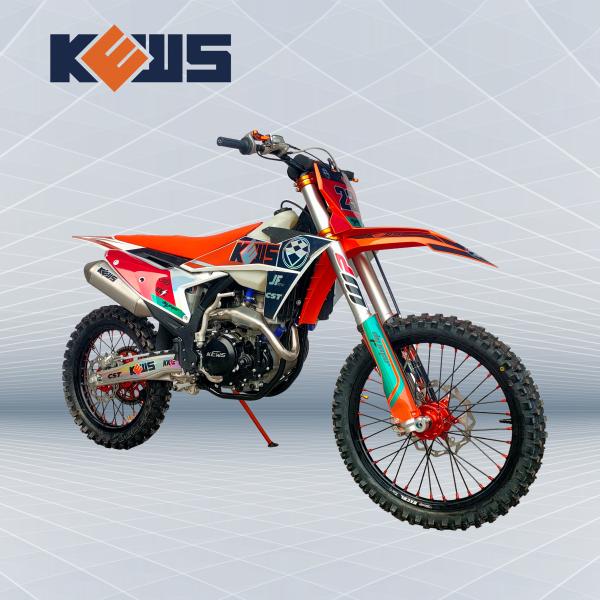 K23 Red White And Black Dirt Bike With NC300S Water Cooled Engine 23kw Enduro Motorcycle
