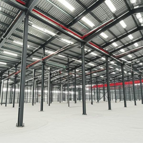 Prefabricated Steel Structure Warehouse with C or Z Type Purlin Building